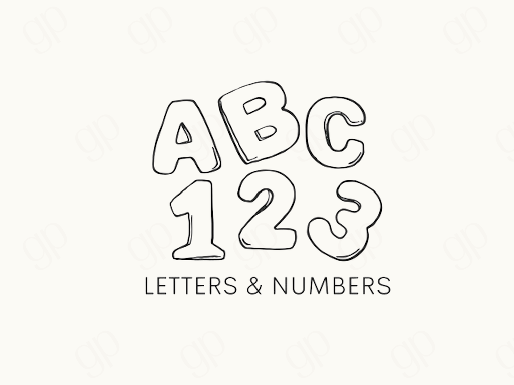 Abc & 123 Label