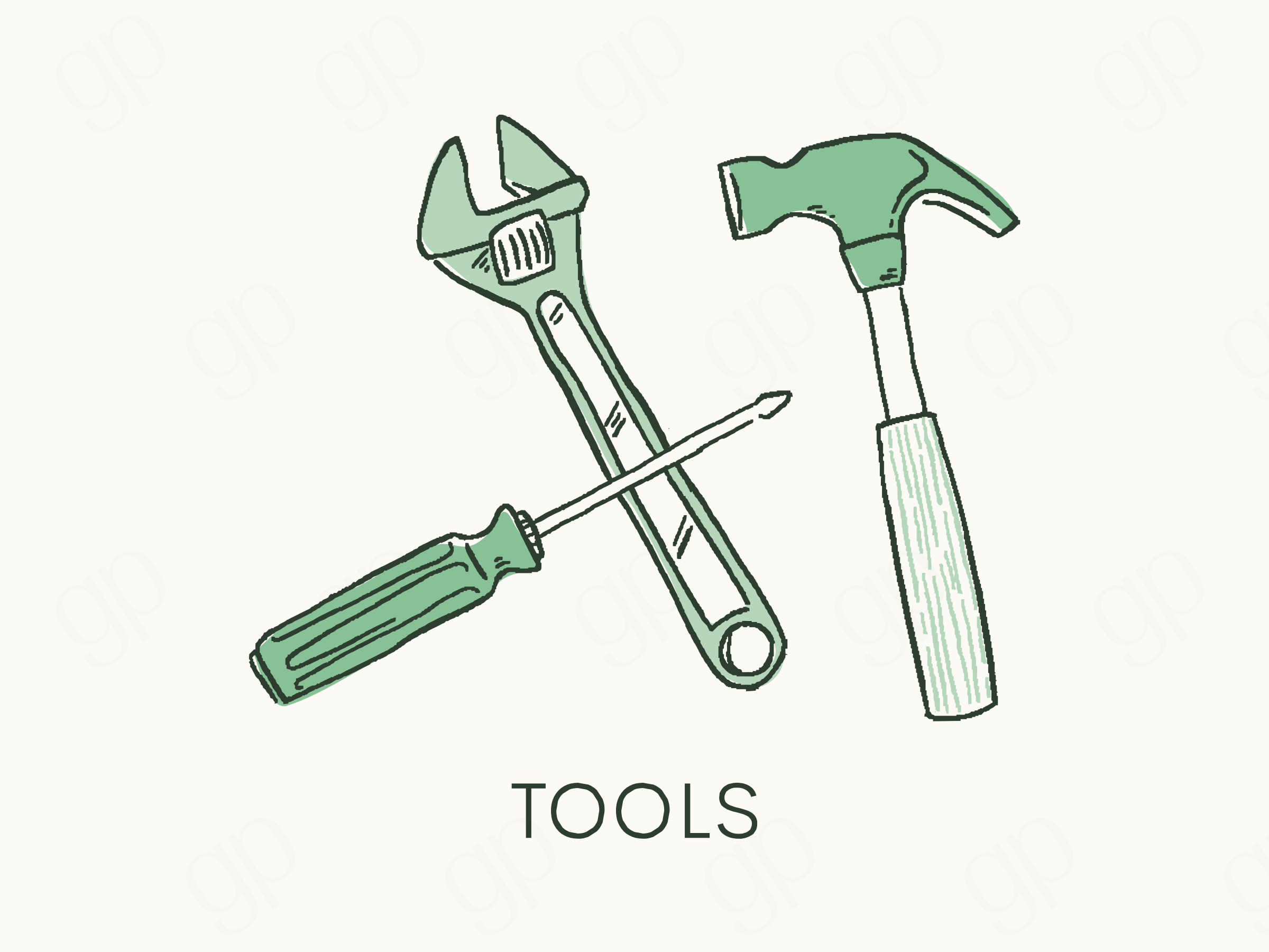 Tools Labels - sticker label