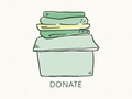 Donate Labels - sticker label