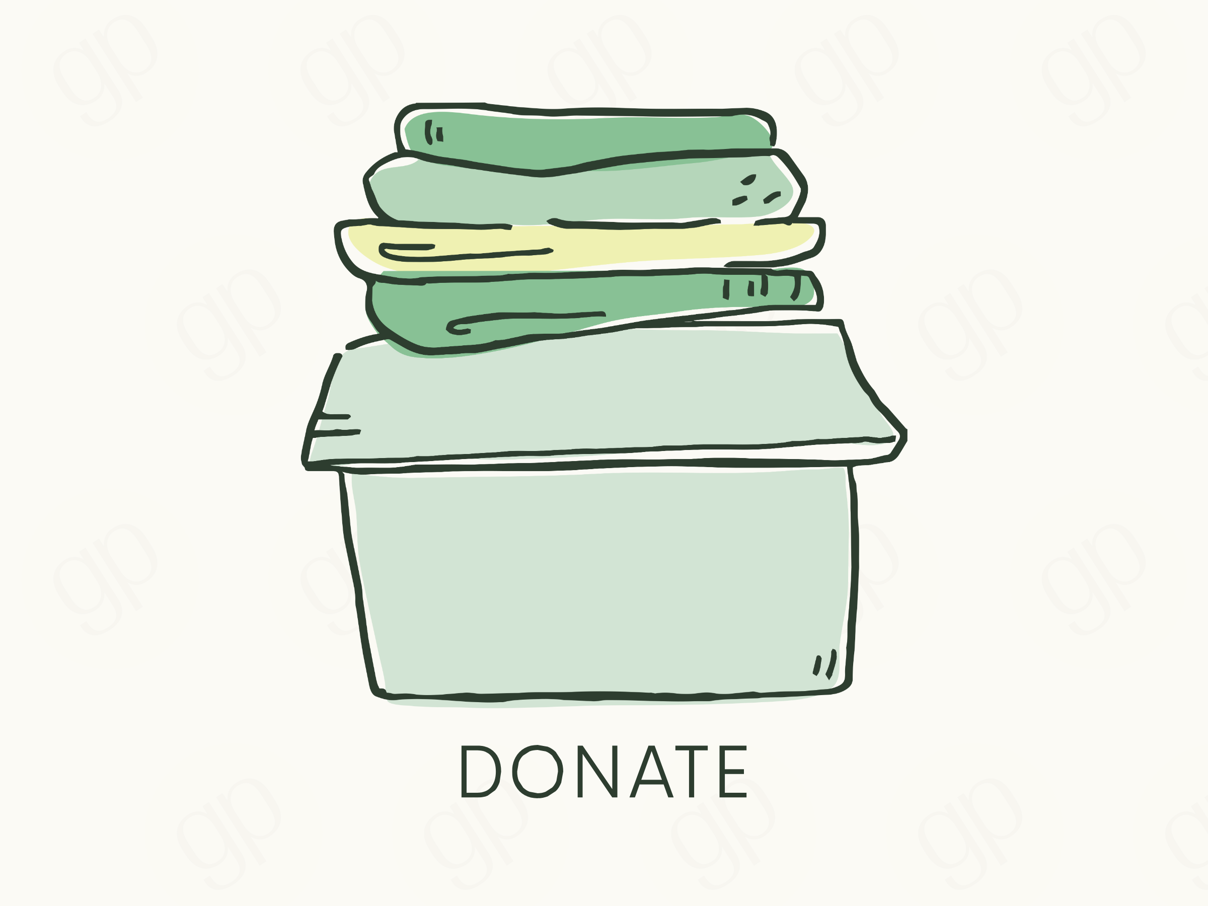 Donate Labels - sticker label