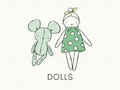 Dolls Labels - sticker label