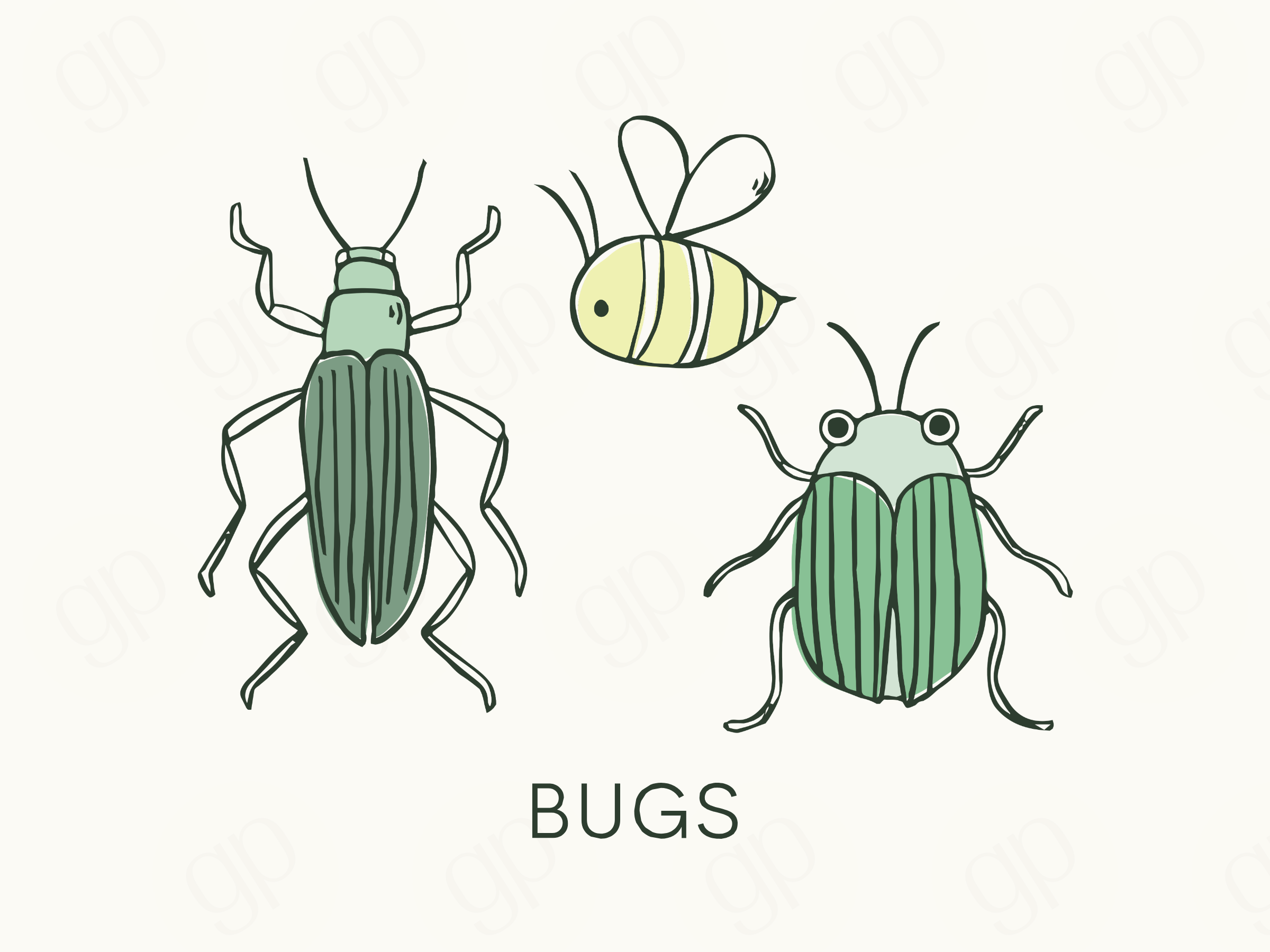 Bugs Labels - sticker label