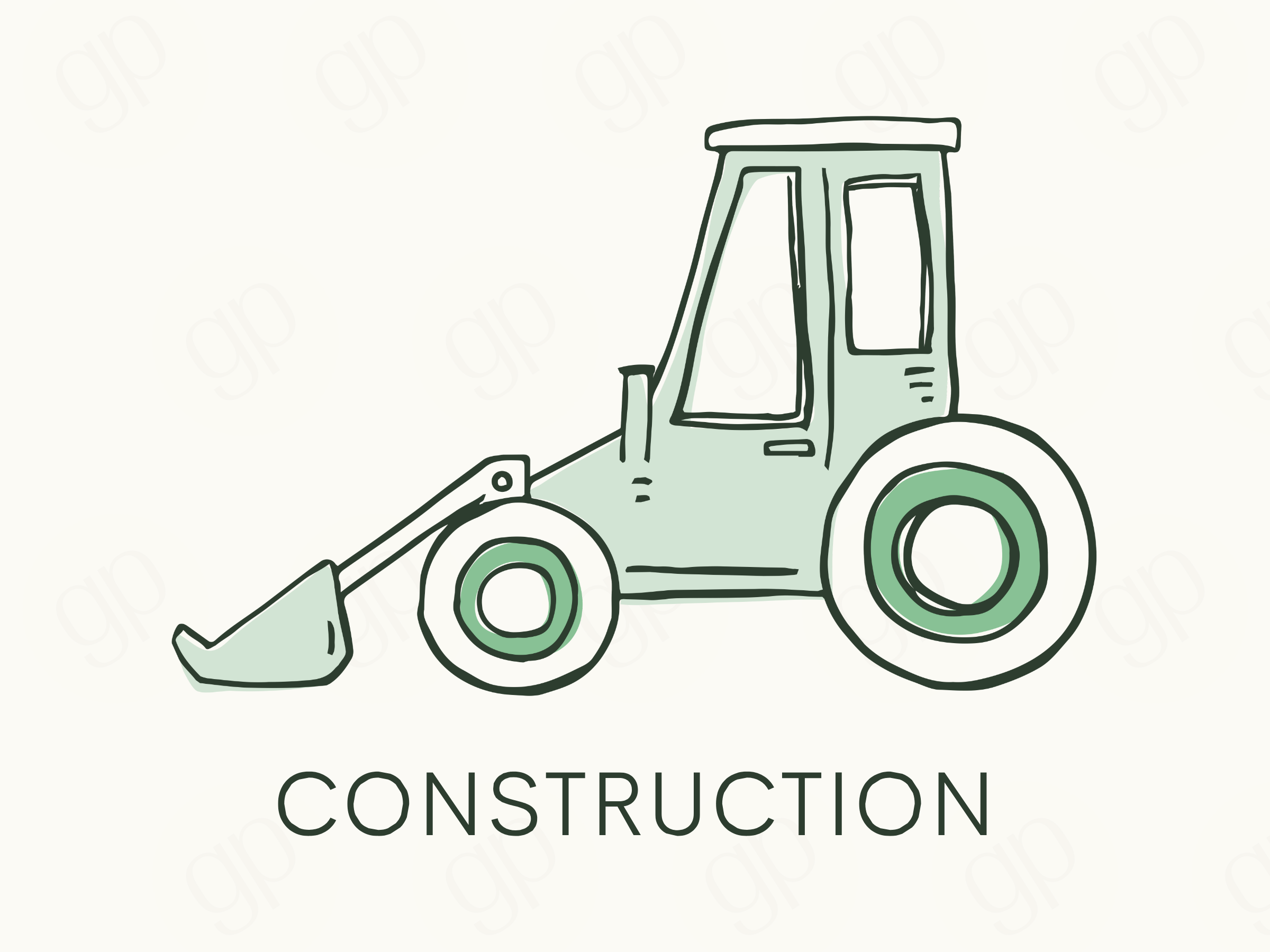 Construction Labels - sticker label