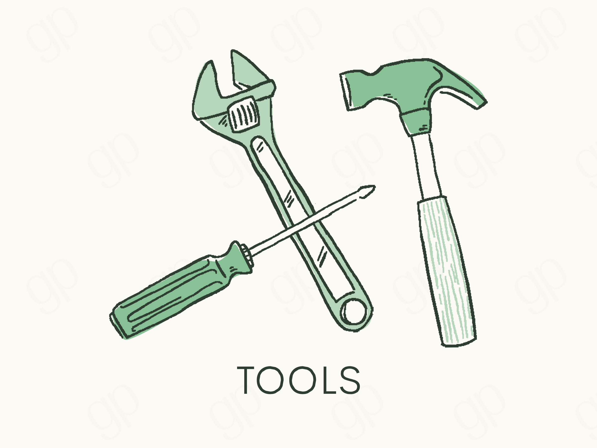 Tools Labels - sticker label