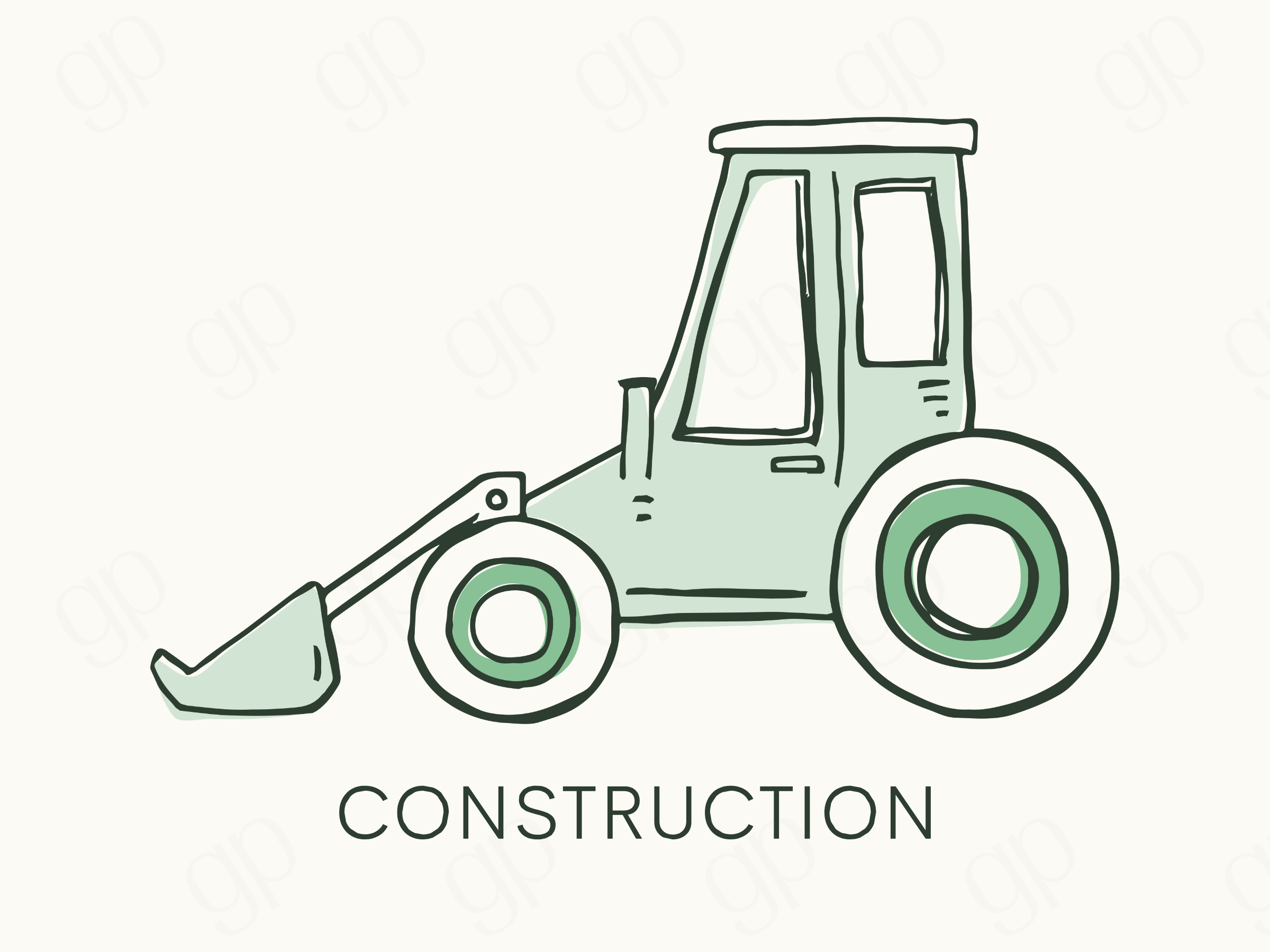 Construction Labels - sticker label