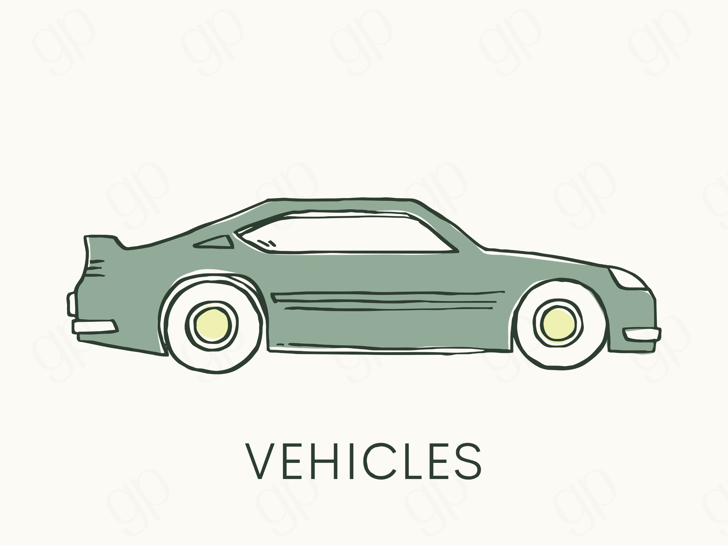 Vehicles Labels - sticker label