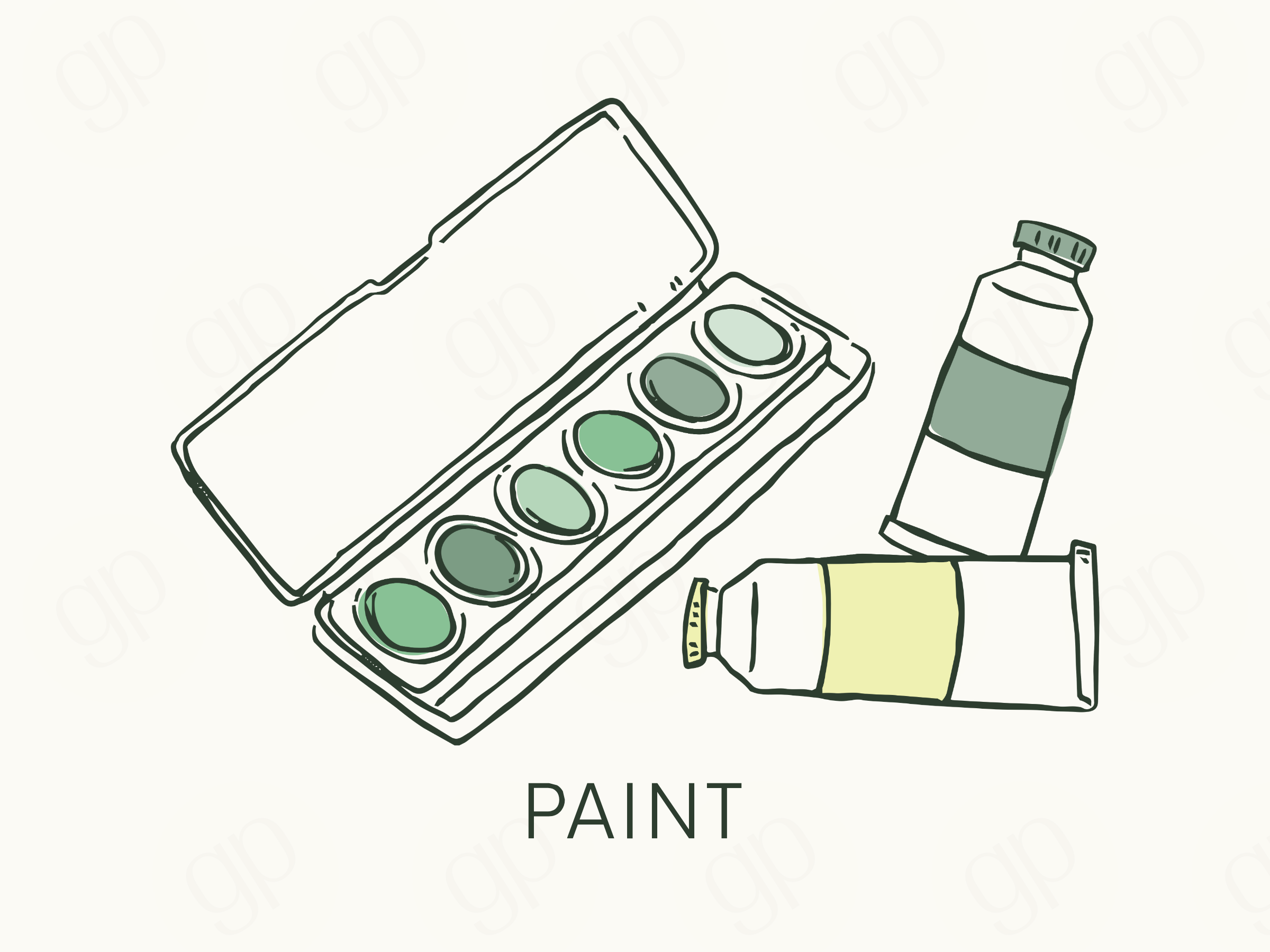 Paint Labels - sticker label