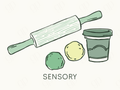 Sensory Labels - sticker label