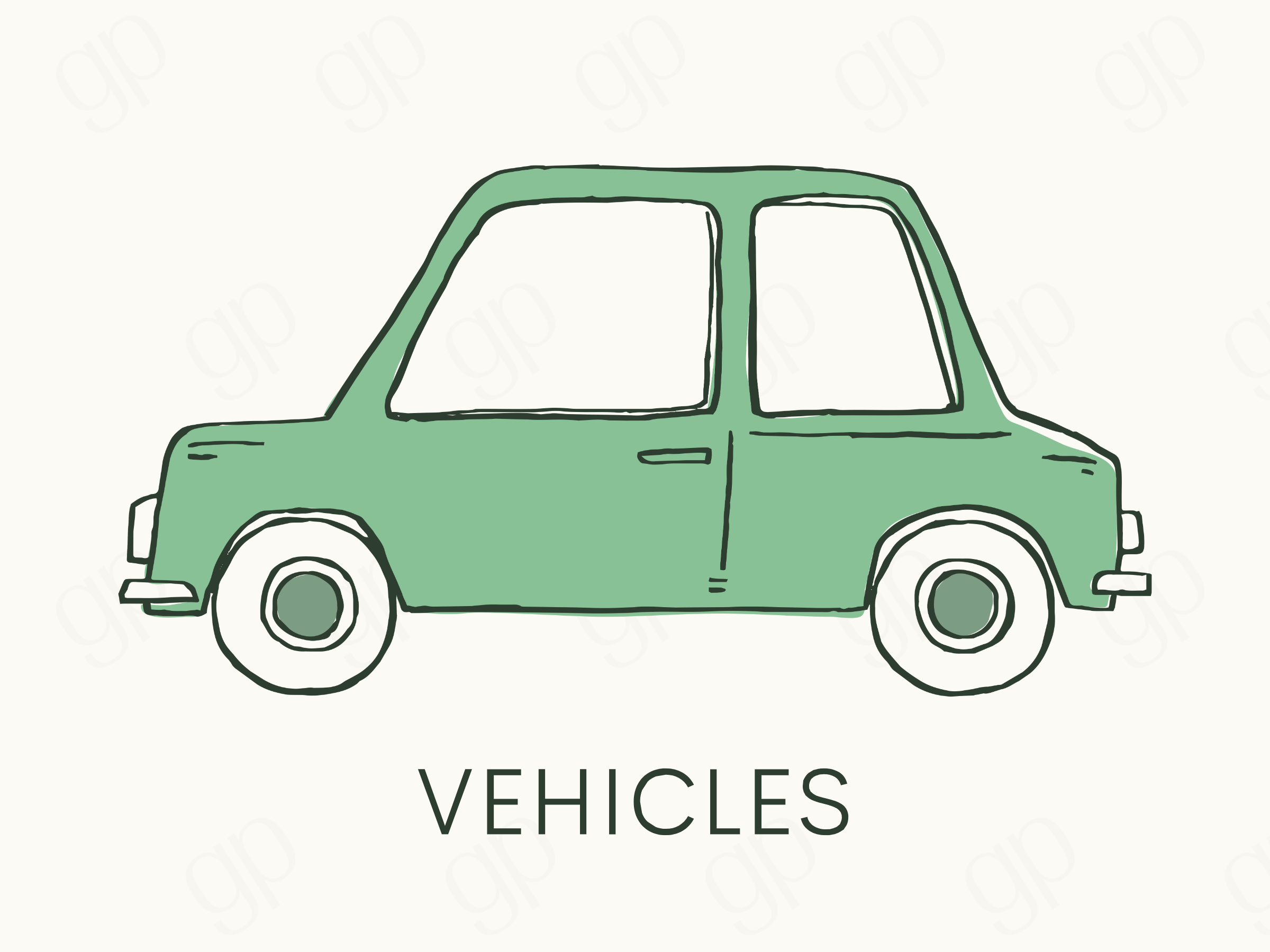 Vehicles Labels - sticker label