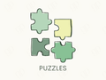 Puzzles Labels - sticker label