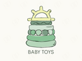 Baby Toys Labels - sticker label