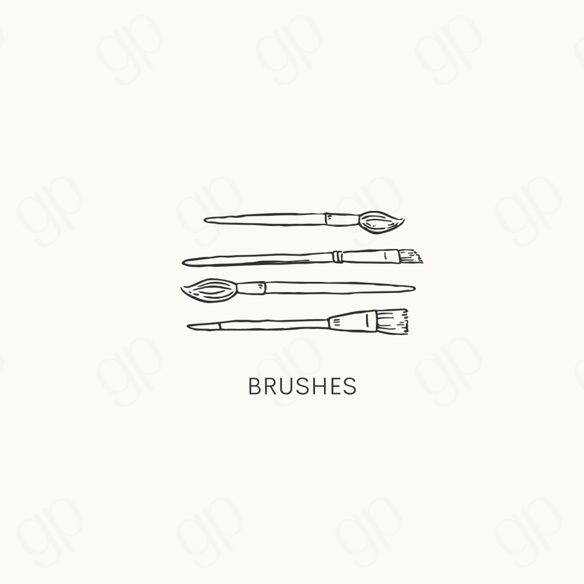 Brushes Label
