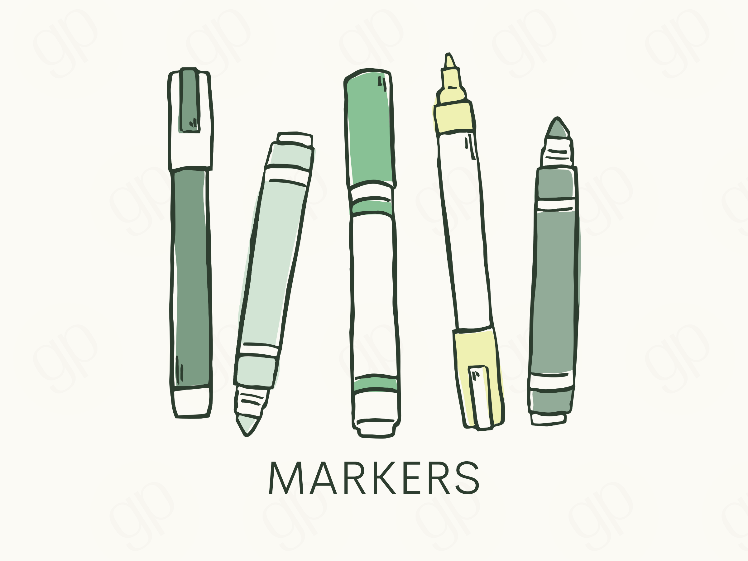 Markers (B)