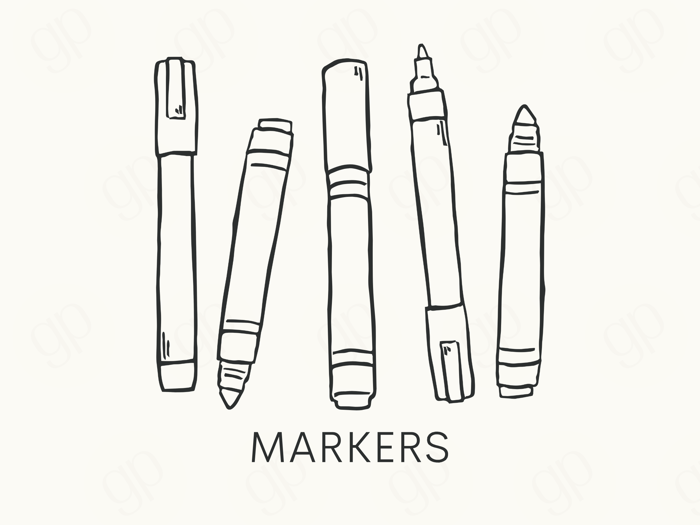 Markers (B)