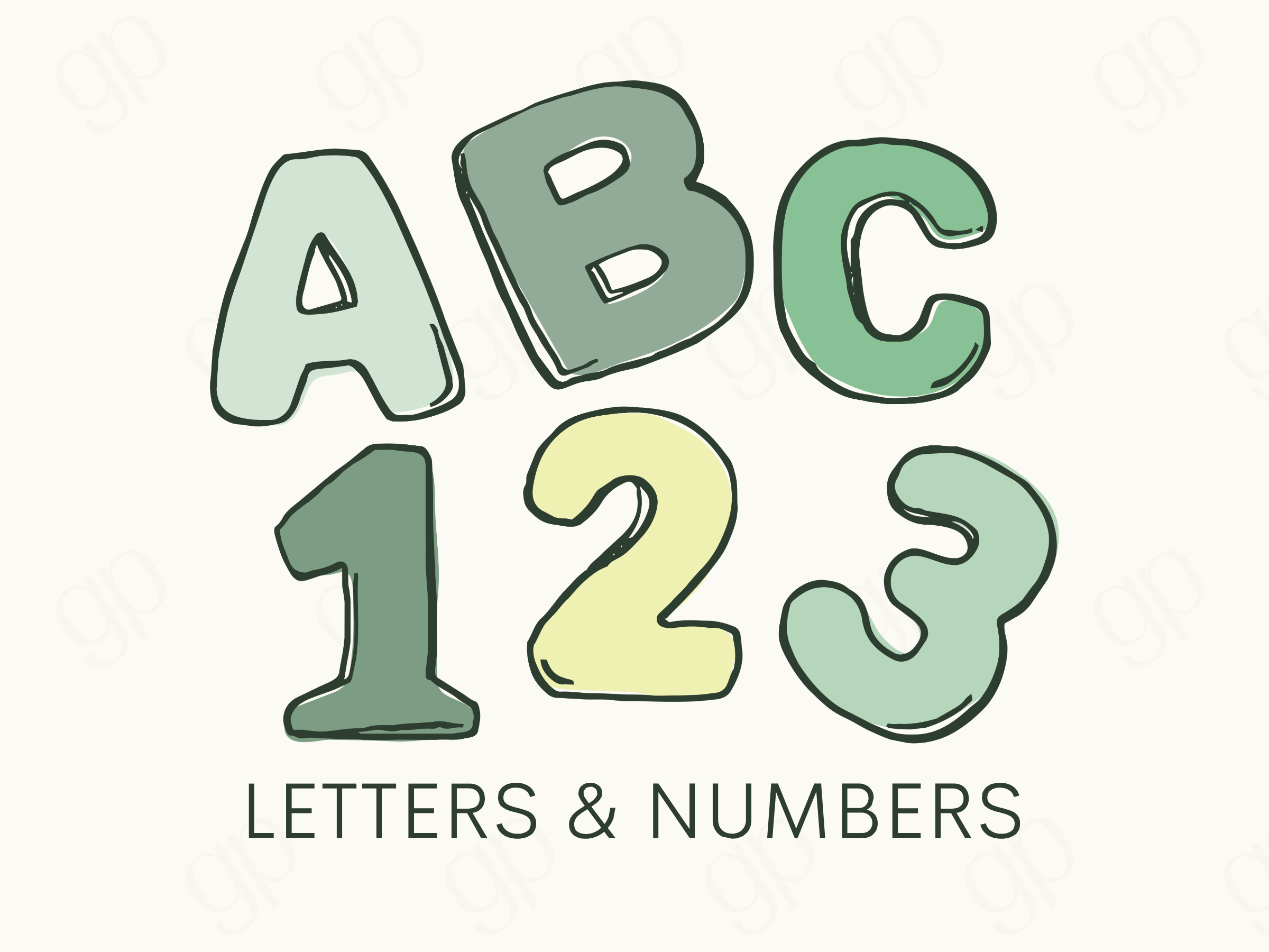 Letters & Numbers